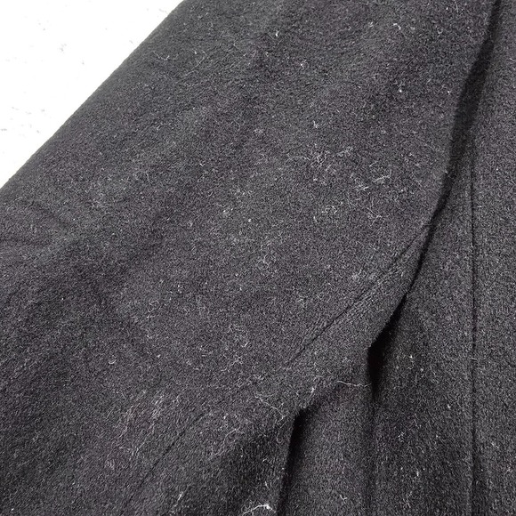 Vintage Mackintosh Peacoat Womens XL Black Wool Classic Made in USA READ - Picture 4 of 14